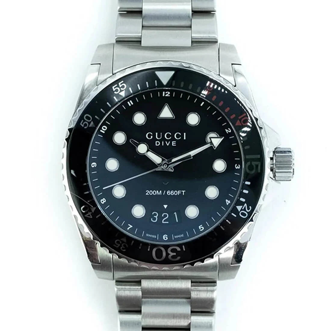 Gucci Gucci Dive Quarz Schwarz