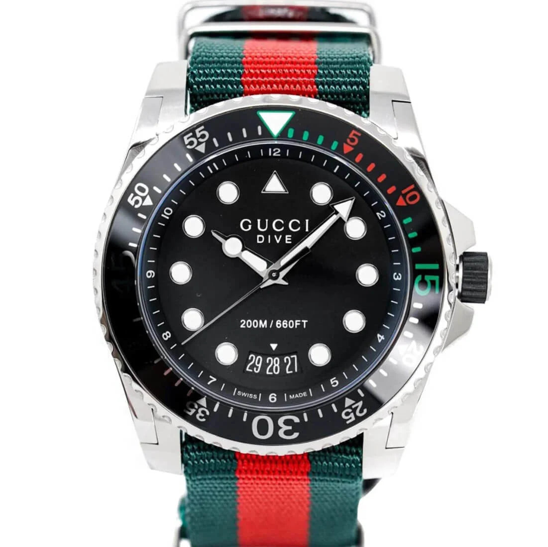 Gucci Gucci Dive Quarz Schwarz