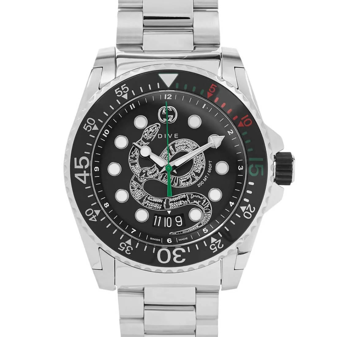 Gucci Gucci Dive Quarz Schwarz