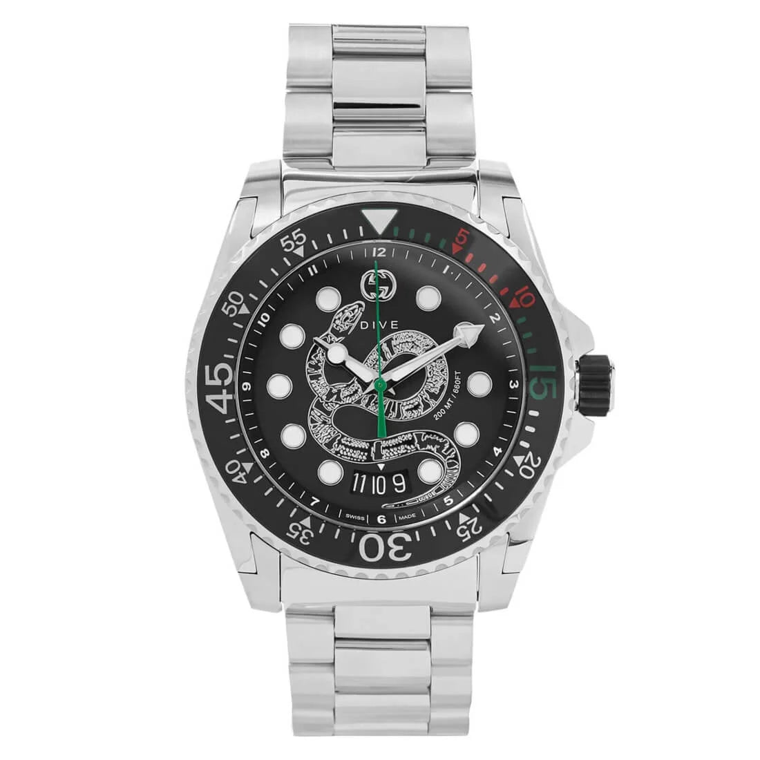 Gucci Gucci Dive Quarz Schwarz