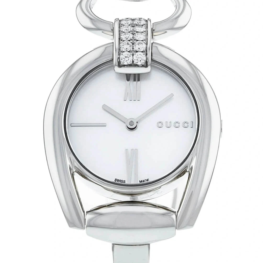 Gucci Horsebit Quarz Perlmutt