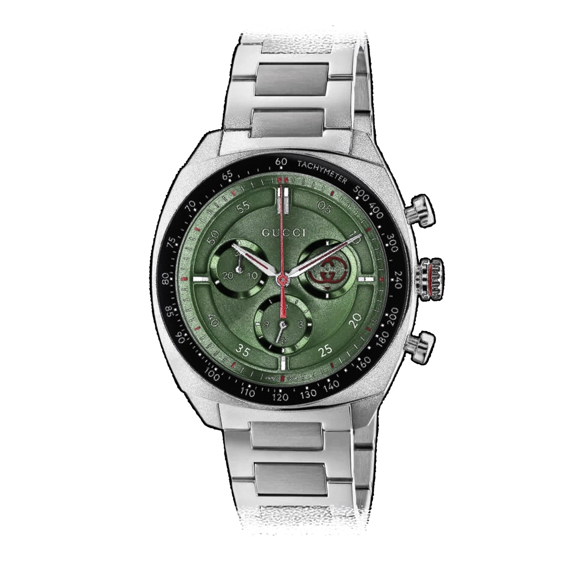 Gucci Interlocking Quartz Green 41mm