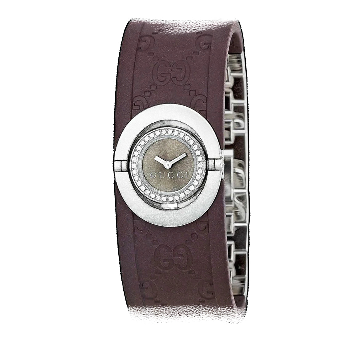 Gucci Twirl Quarz Braun