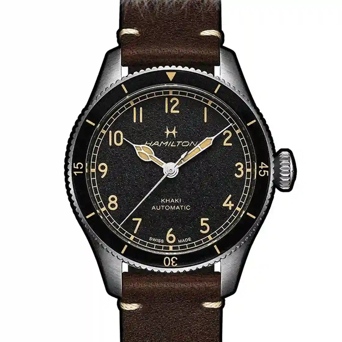 Hamilton Khaki Aviation Manual winding Black 38mm