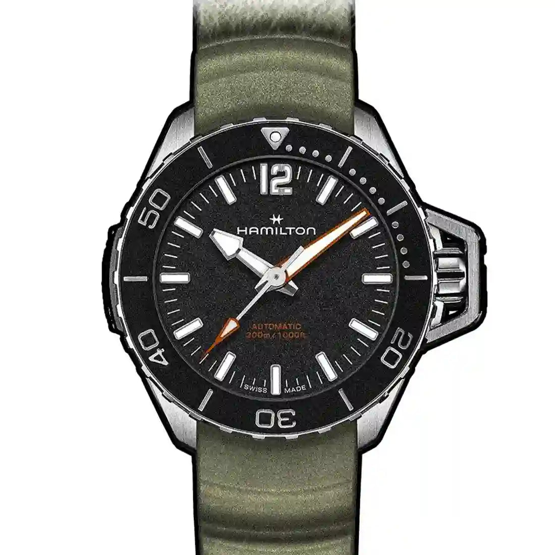 Hamilton Kaki Bleu Automatique Noir