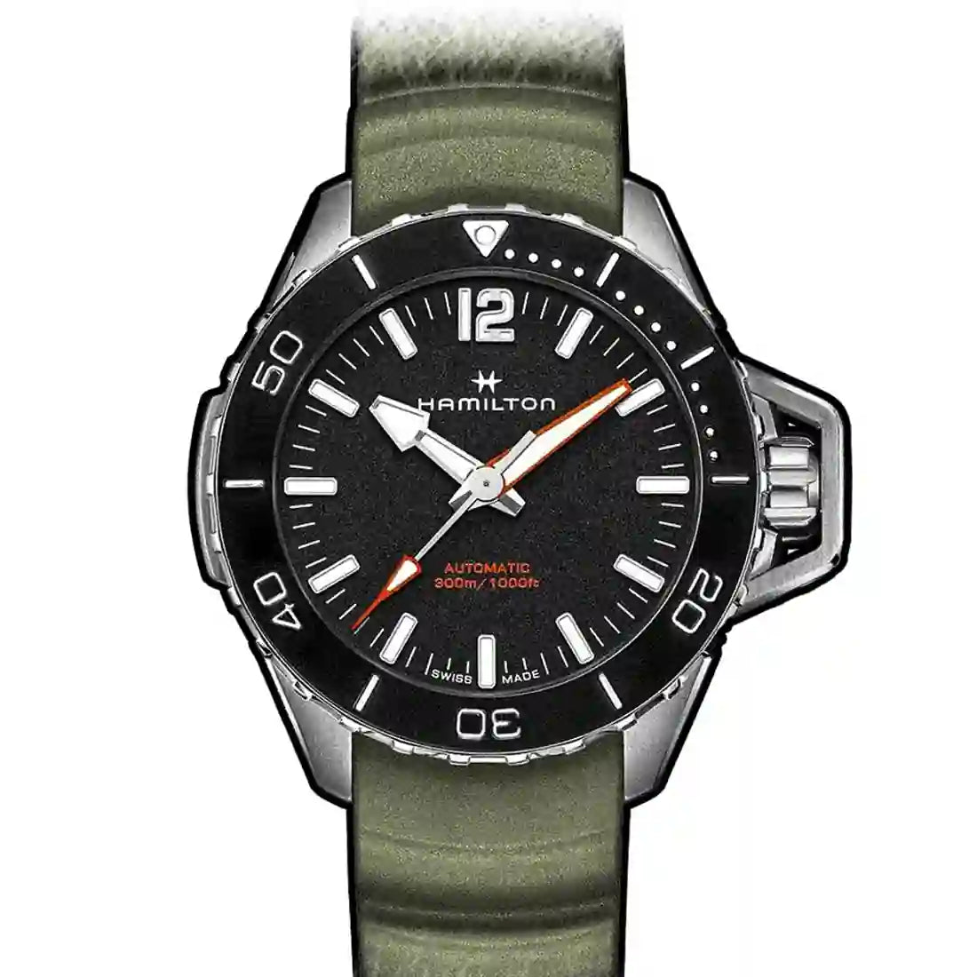 Hamilton Kaki Bleu Automatique Noir