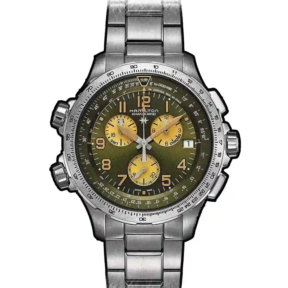 Hamilton Kaki  Quartz Vert