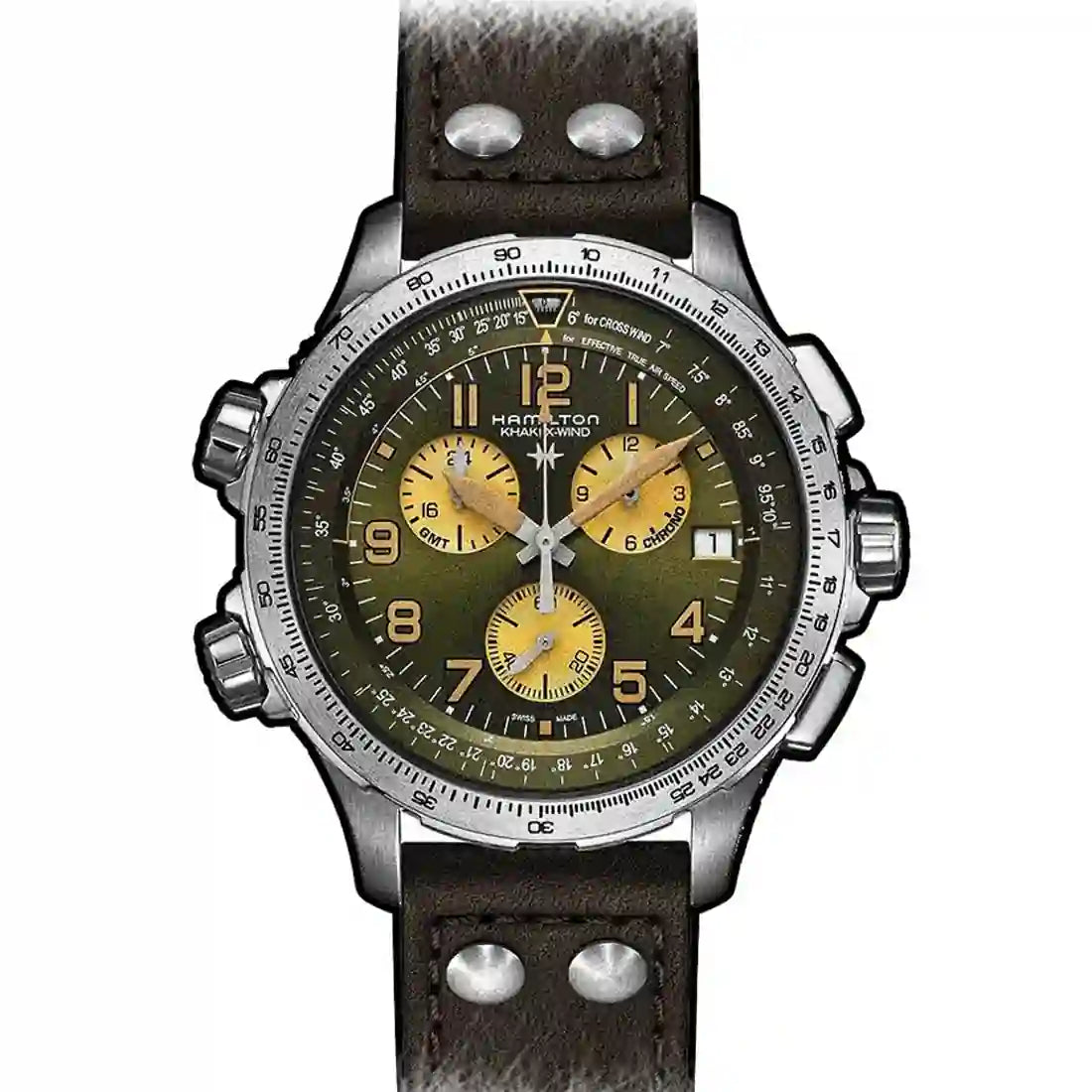 Hamilton Kaki  Quartz Vert