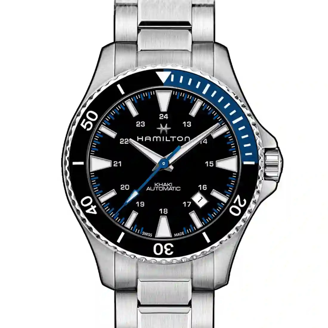 Hamilton Kaki Bleu Automatique Noir 40mm