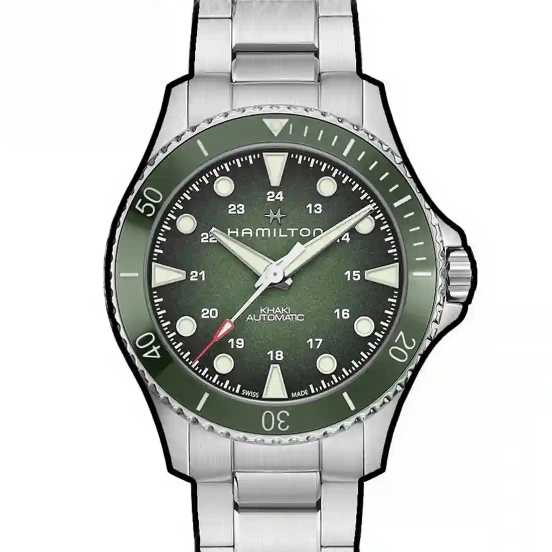 Hamilton Kaki Bleu Automatique Vert