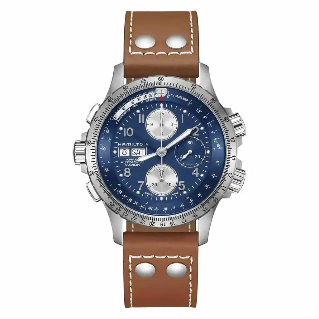 Hamilton Khaki H77506540 Blue Dial Stainless steel 44mm Watch