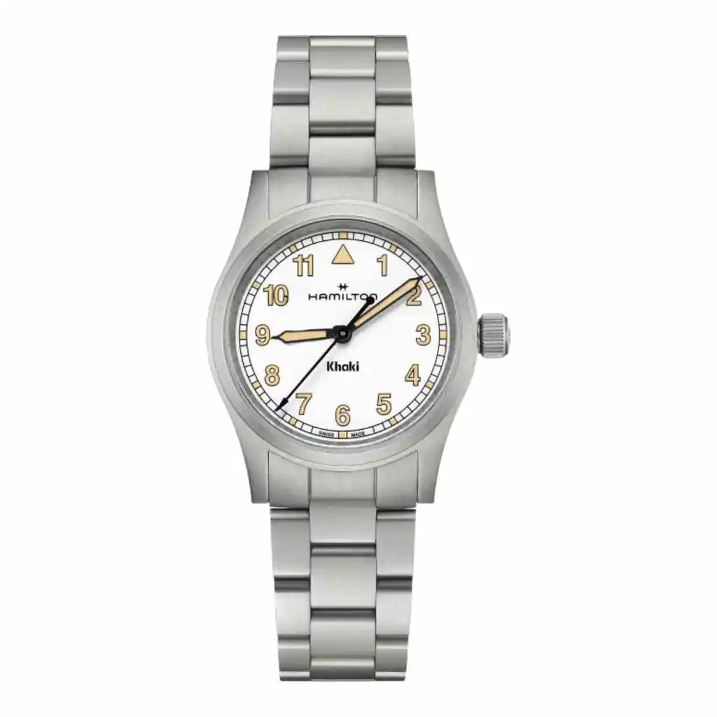 Hamilton Khaki H69301110 White Dial Stainless steel 33mm Watch