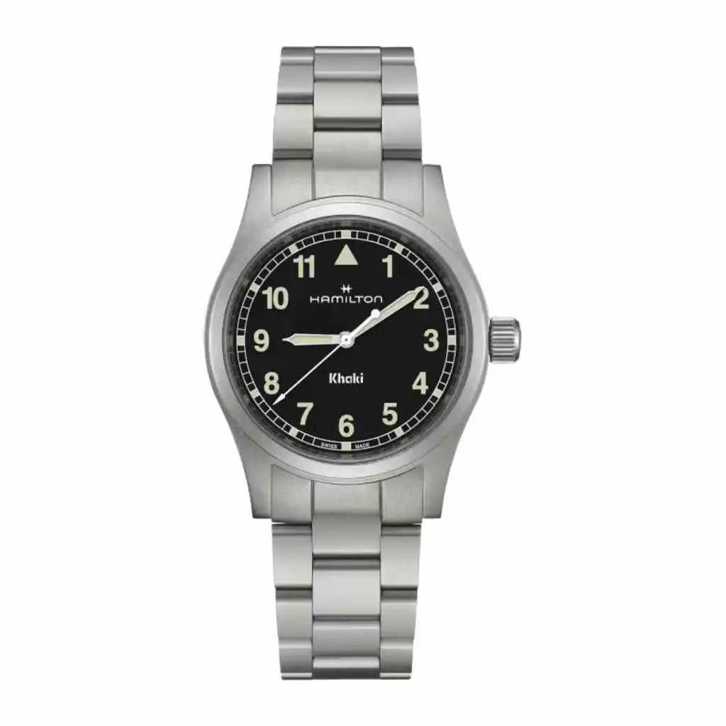 Hamilton Khaki H69401130 Black Dial Stainless steel 38mm Watch