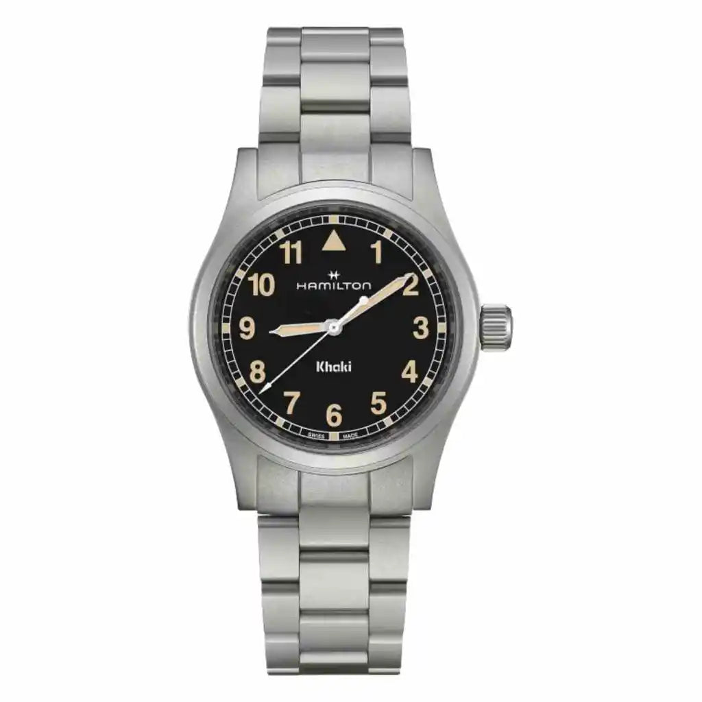 Hamilton Khaki H69401131 Black Dial Stainless steel 38mm Watch