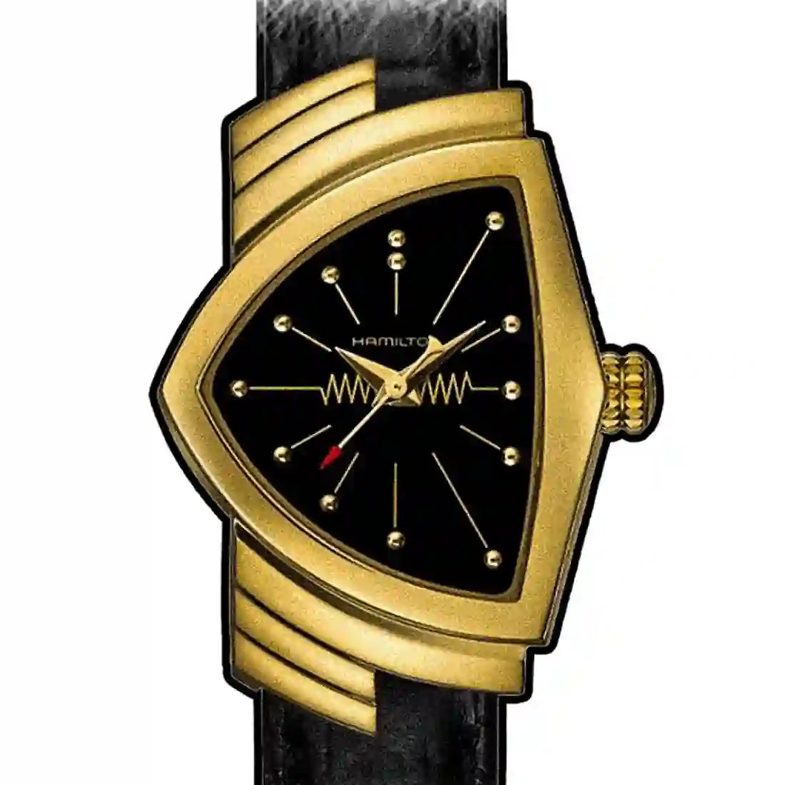 HAMILTON Ventura Quartz Black 37mm