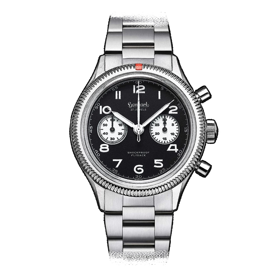 Hanhart Pioneer Automatic Black 42mm