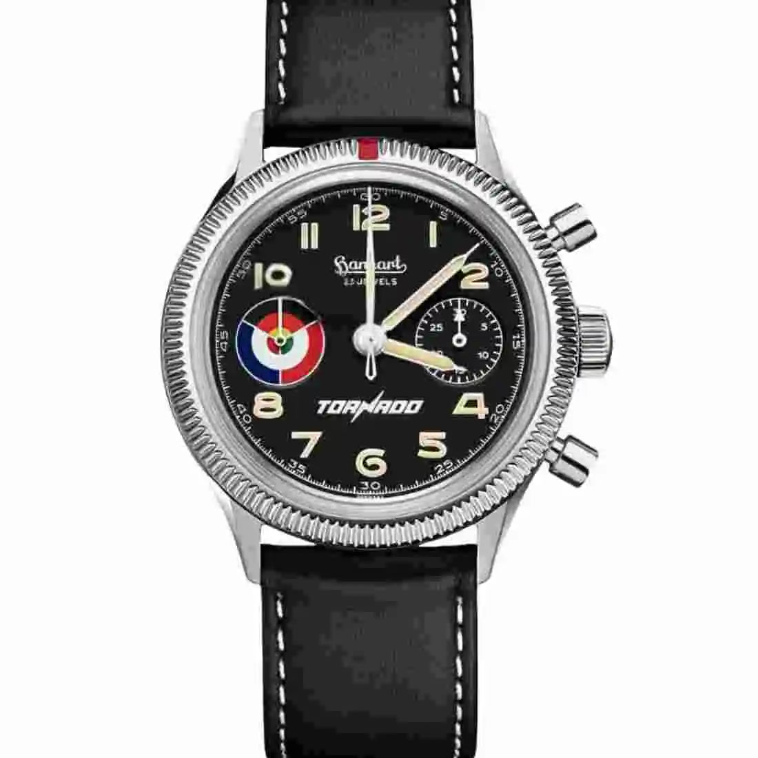 Hanhart 417 ES Manual winding Black 39mm