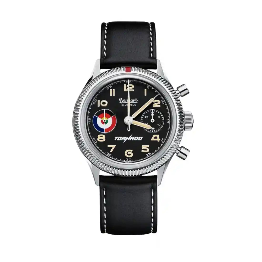 Hanhart 417 ES Manual winding Black 39mm