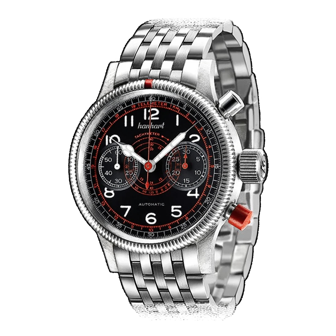 Hanhart Pioneer Automatic Black 40mm