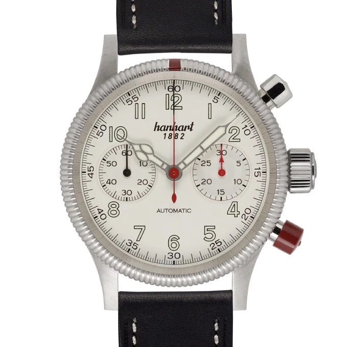 Hanhart Pioneer Automatique Blanc 40mm