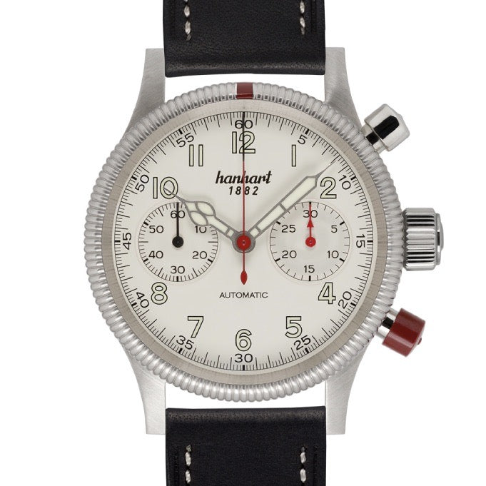 Hanhart Pioneer Automatique Blanc 40mm