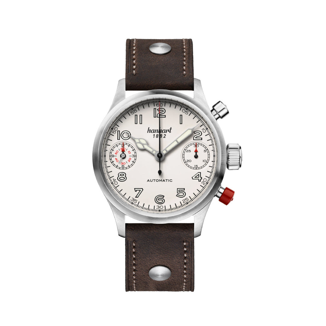Hanhart Pioneer Automatic White 45mm