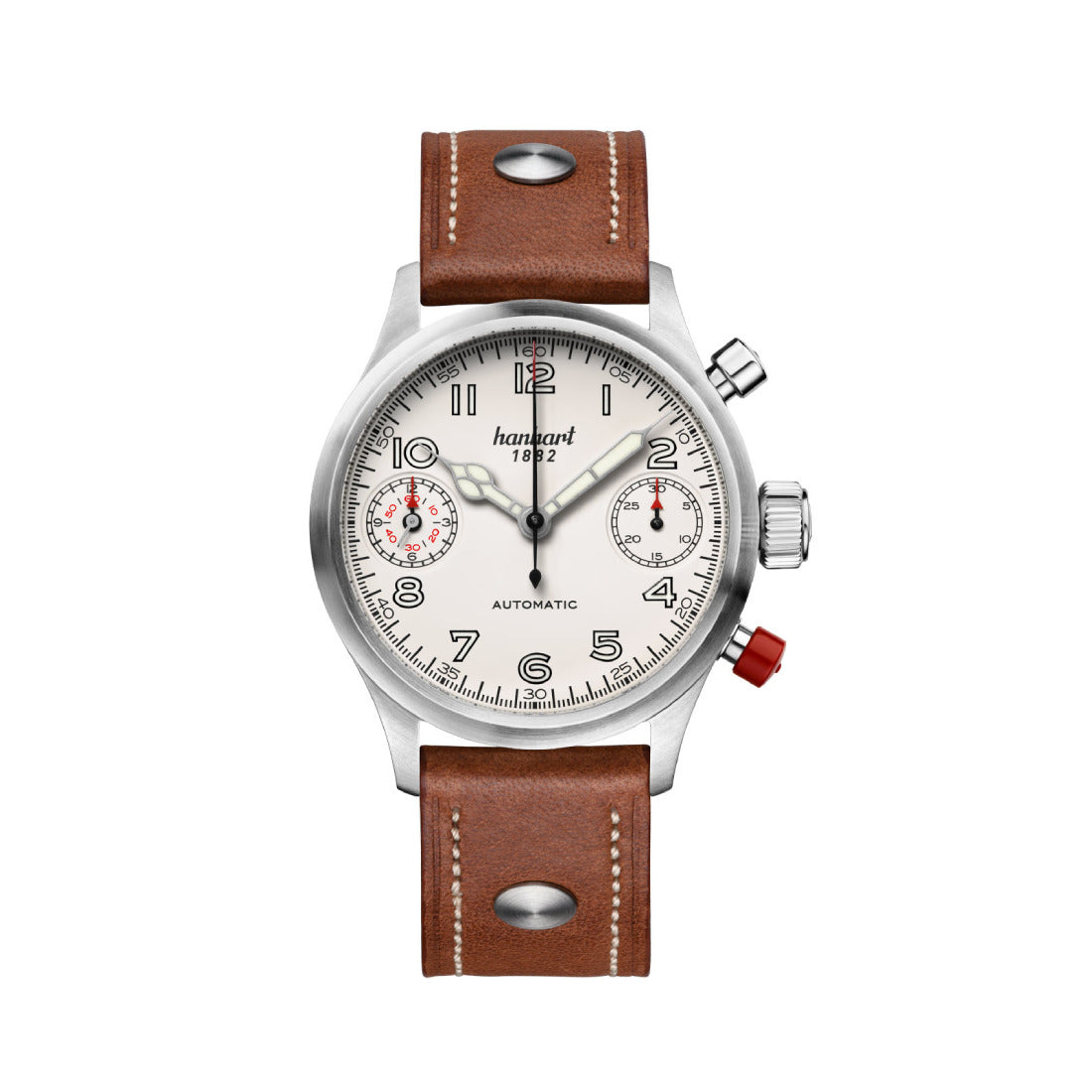 Hanhart Pioneer Automatic White 45mm