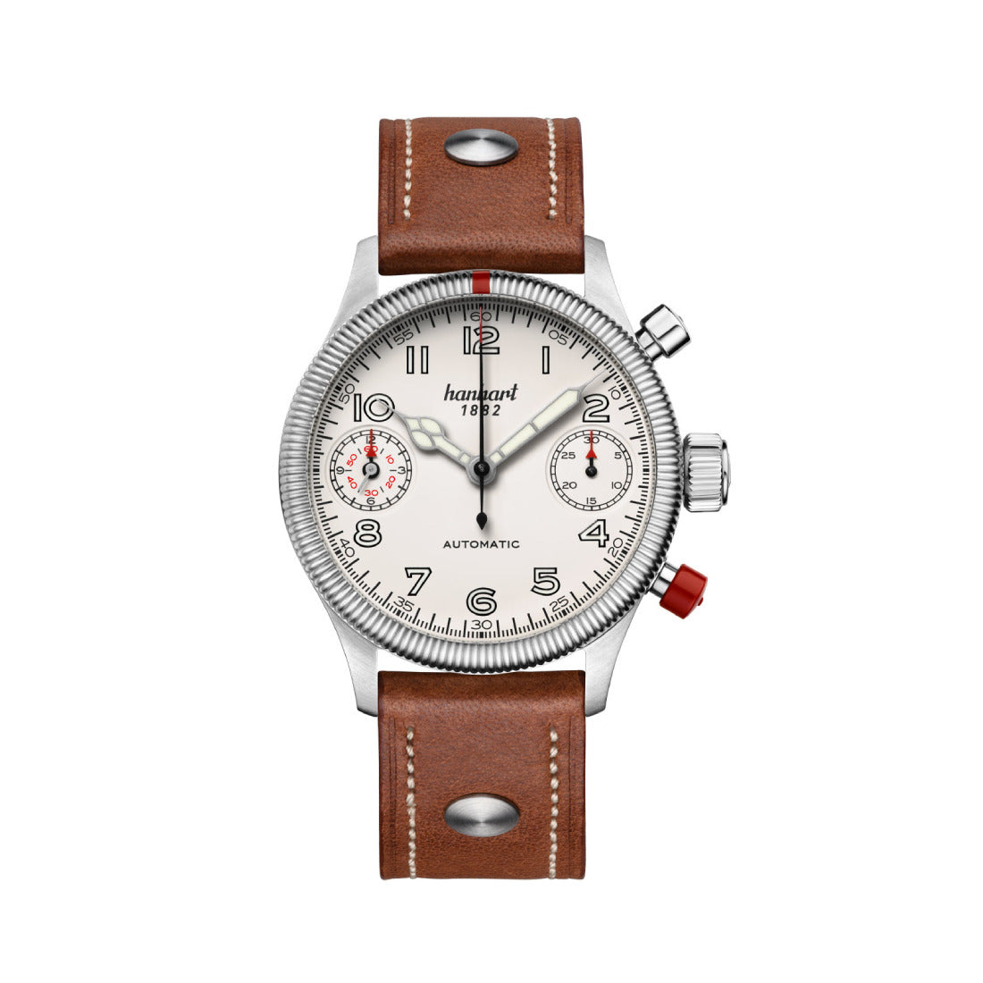 Hanhart Pioneer Automatic White 45mm