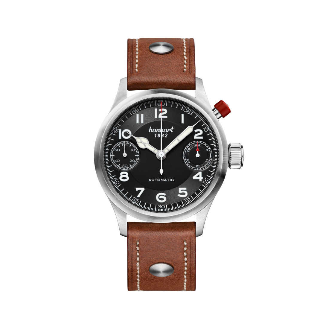 Hanhart Pioneer Automatic Black 45mm