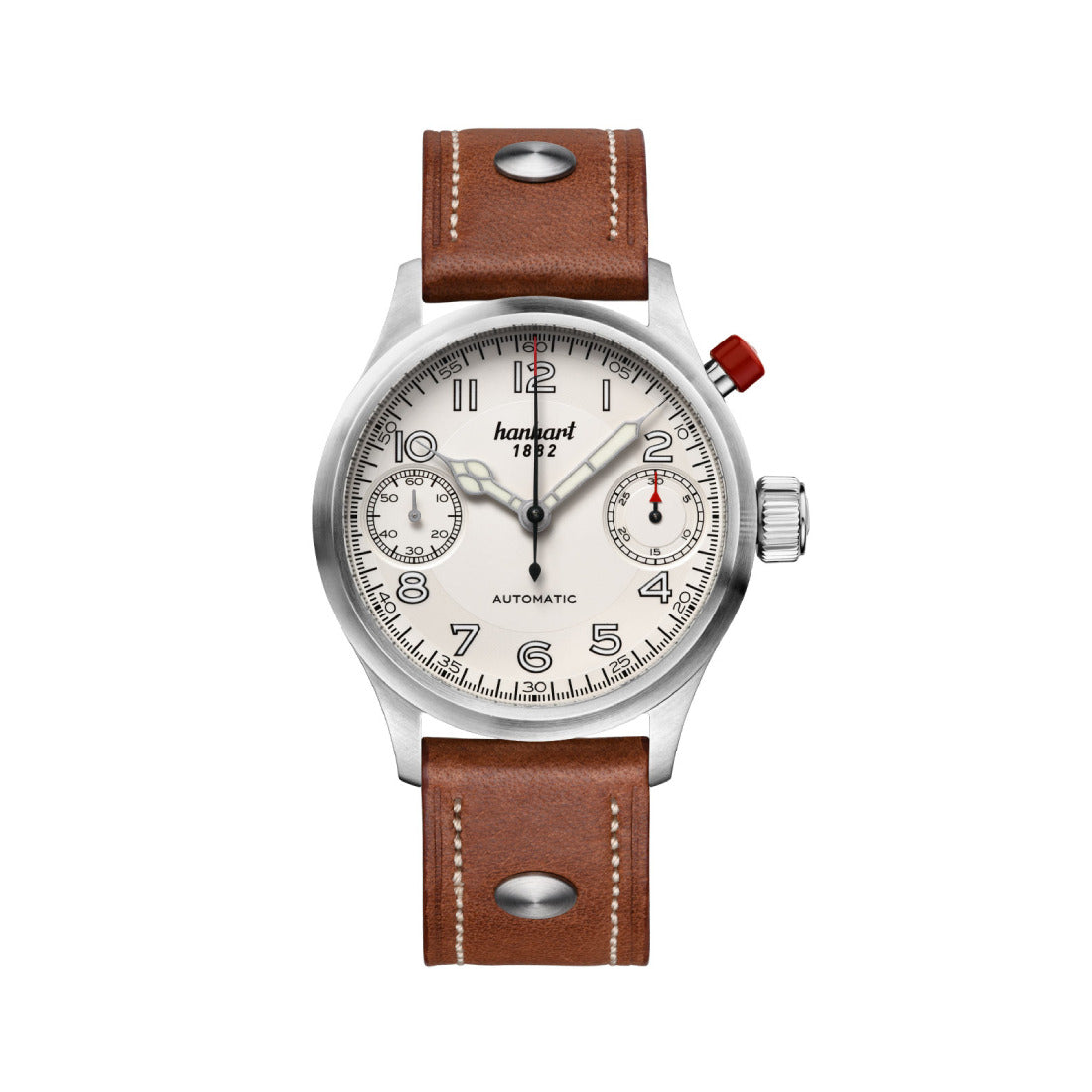 Hanhart Pioneer Automatic Silver 45mm