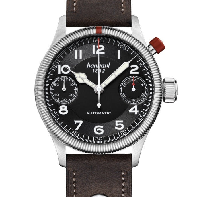 Hanhart Pioneer Automatic Black 45mm