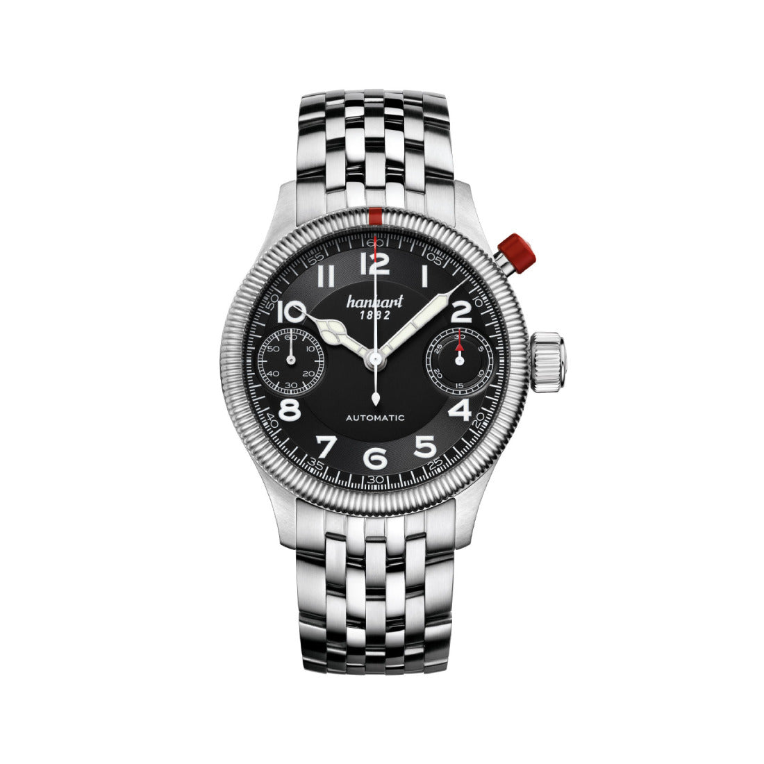 Hanhart Pioneer Automatique Argent 45mm