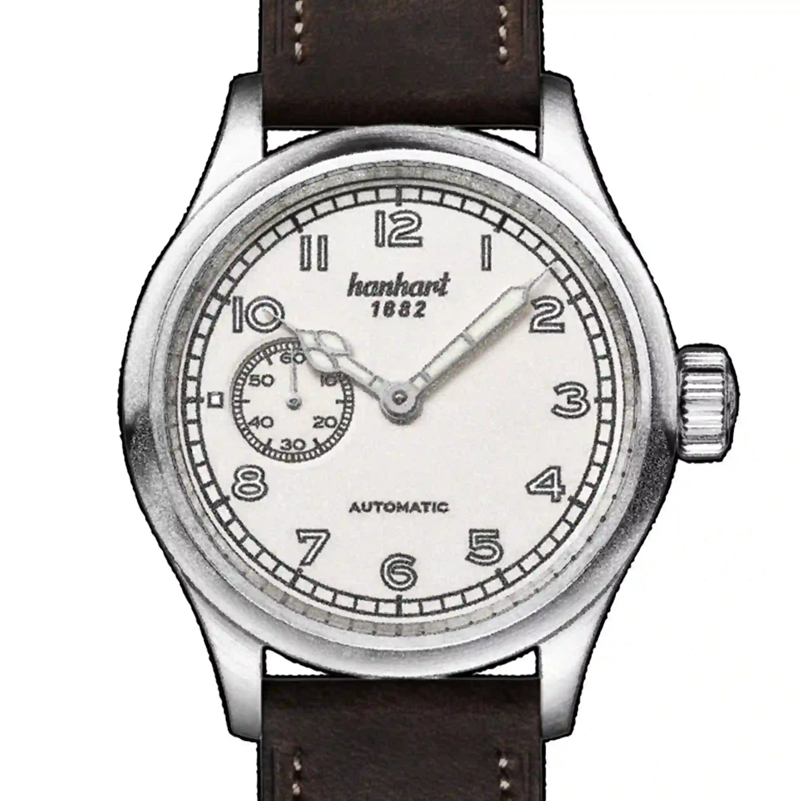 Hanhart Pioneer Automatic White 40mm