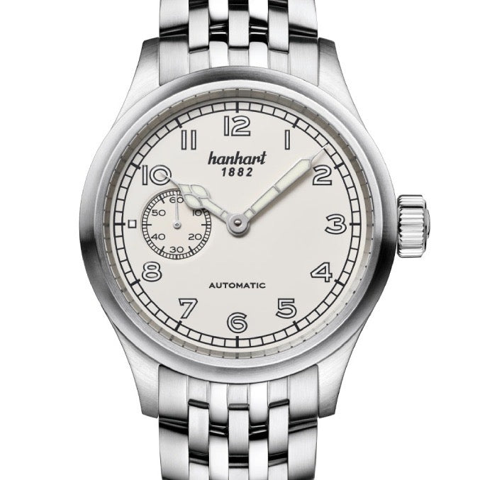Hanhart Pioneer Automatic White 40mm