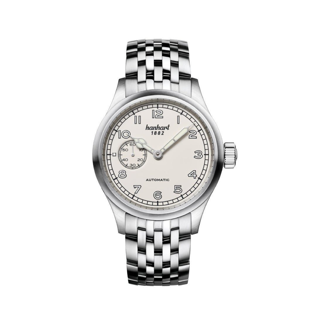 Hanhart Pioneer Automatic White 40mm