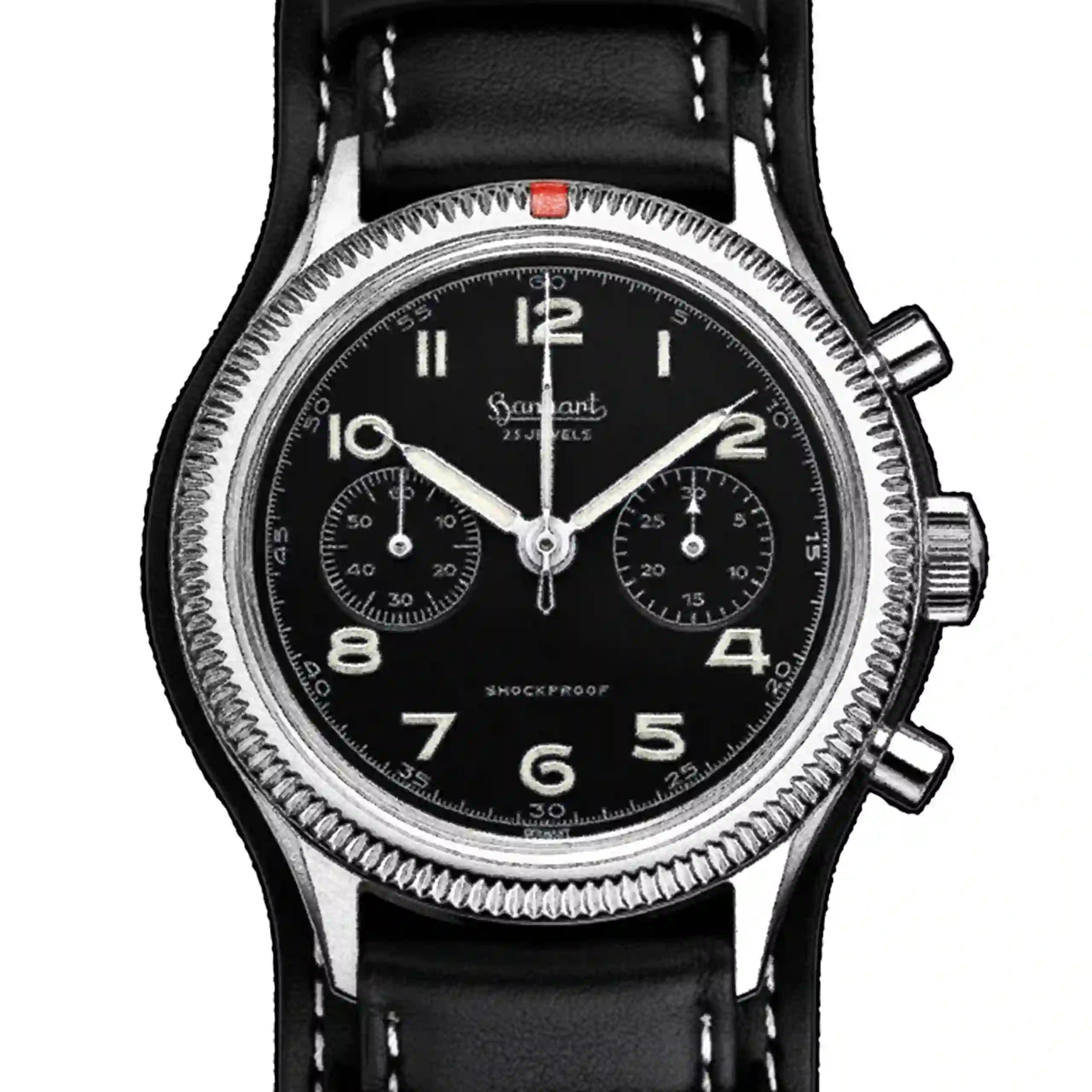 Hanhart Pioneer Automatic Black 42mm