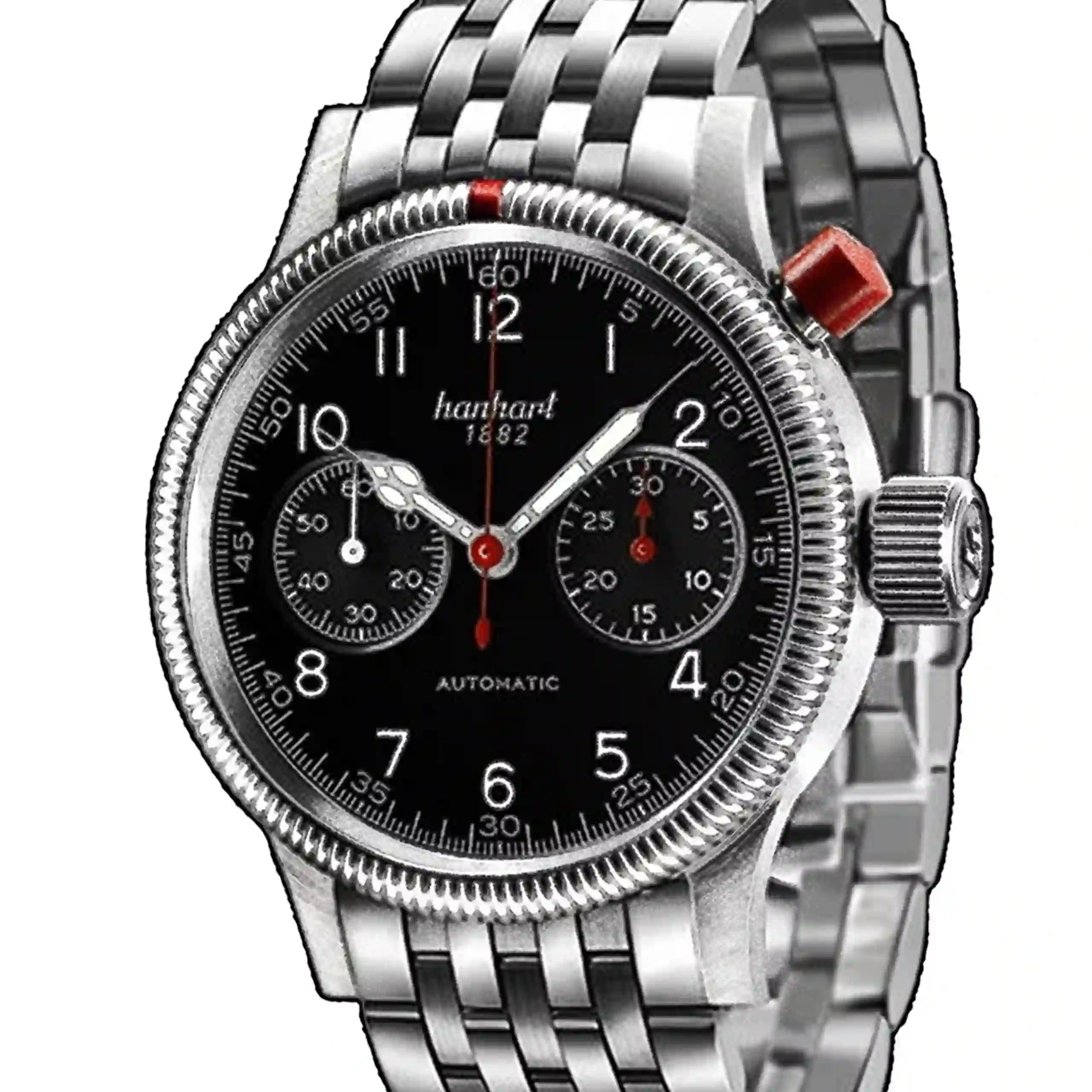 Hanhart Pioneer Automatic Black 40mm