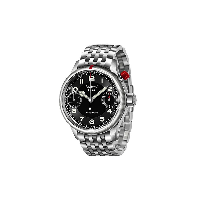 Hanhart Pioneer Automatic Black 45mm