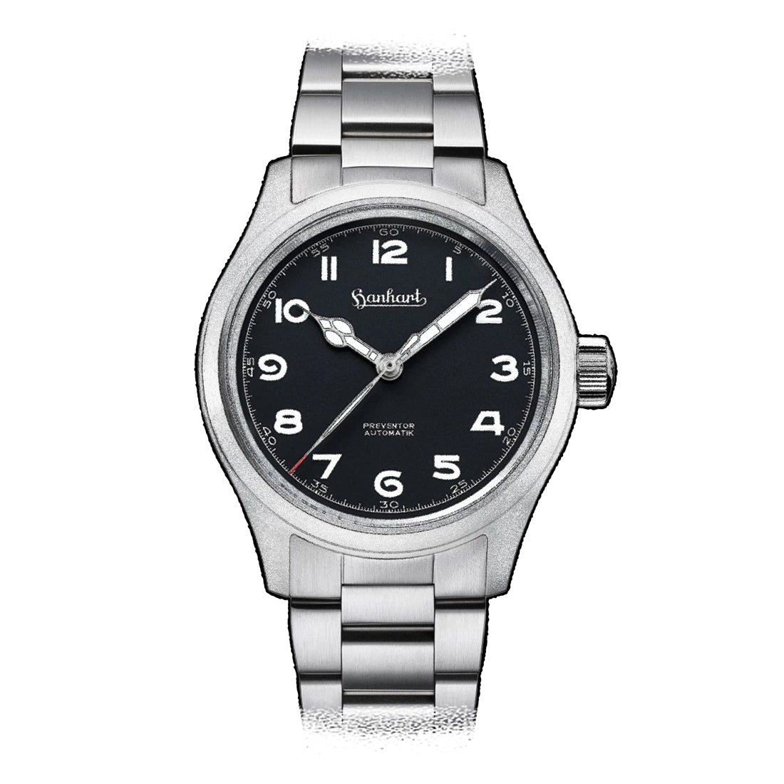 Hanhart Pioneer Preventor HD12 Automatic Black 39mm