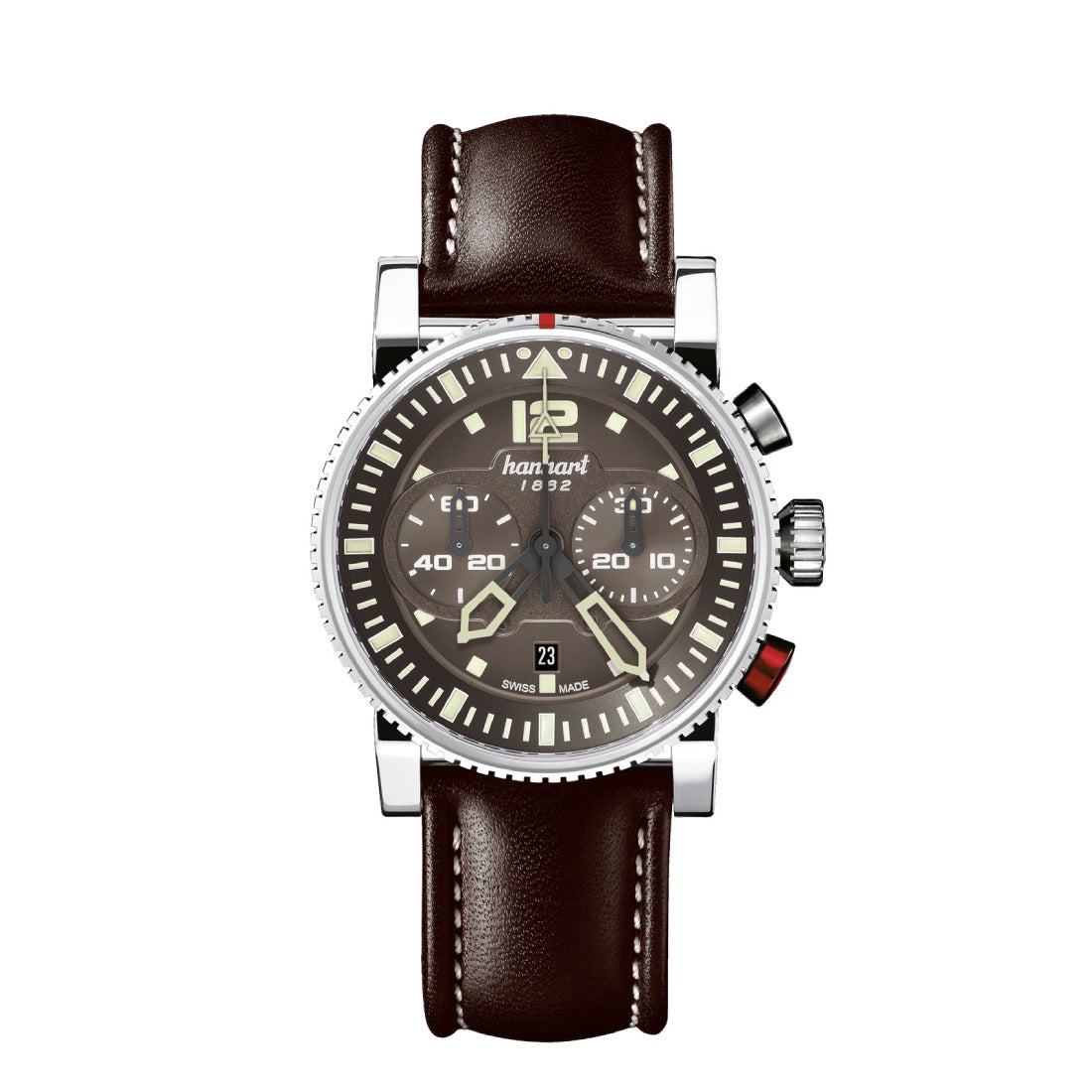 Hanhart Primus Automatic Brown 44mm