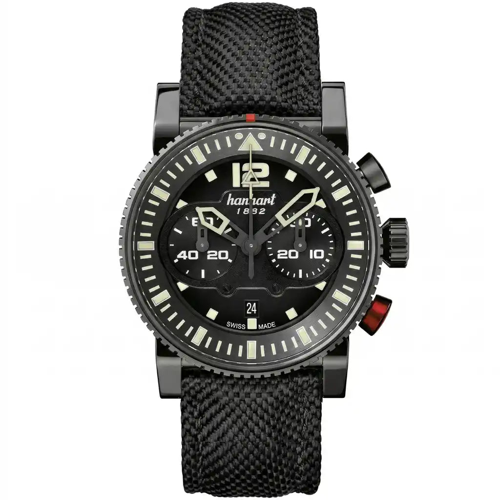 Hanhart Primus Automatic Black 44mm