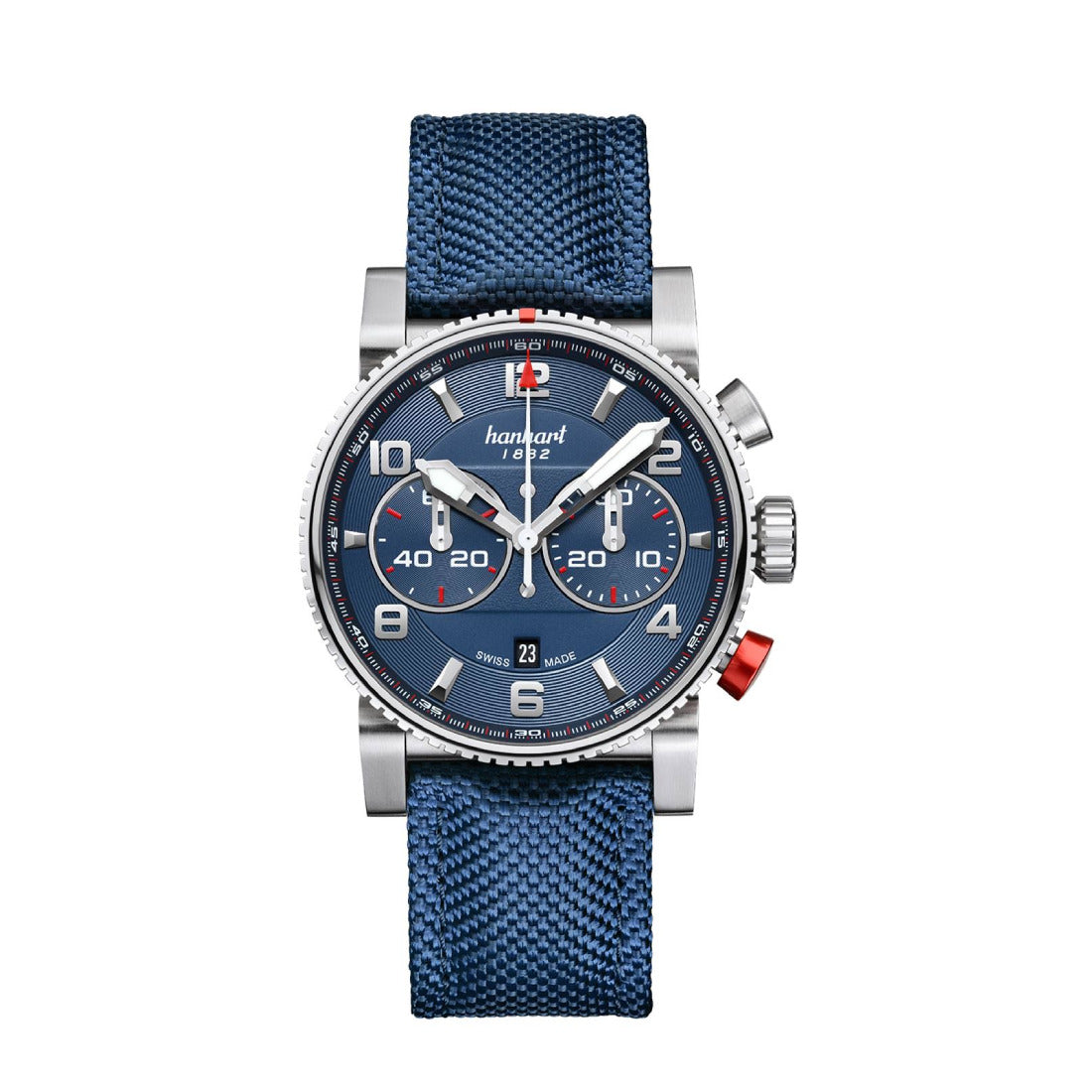Hanhart Primus Automatic Blue 44mm