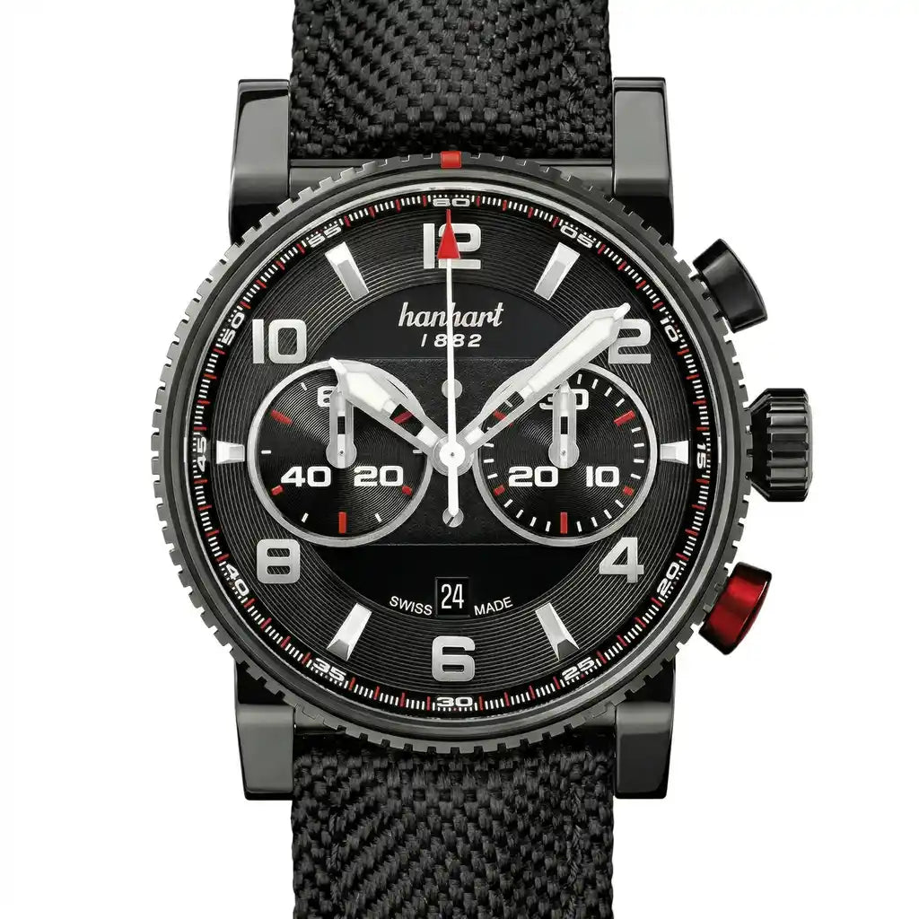 Hanhart Primus Automatic Black 44mm