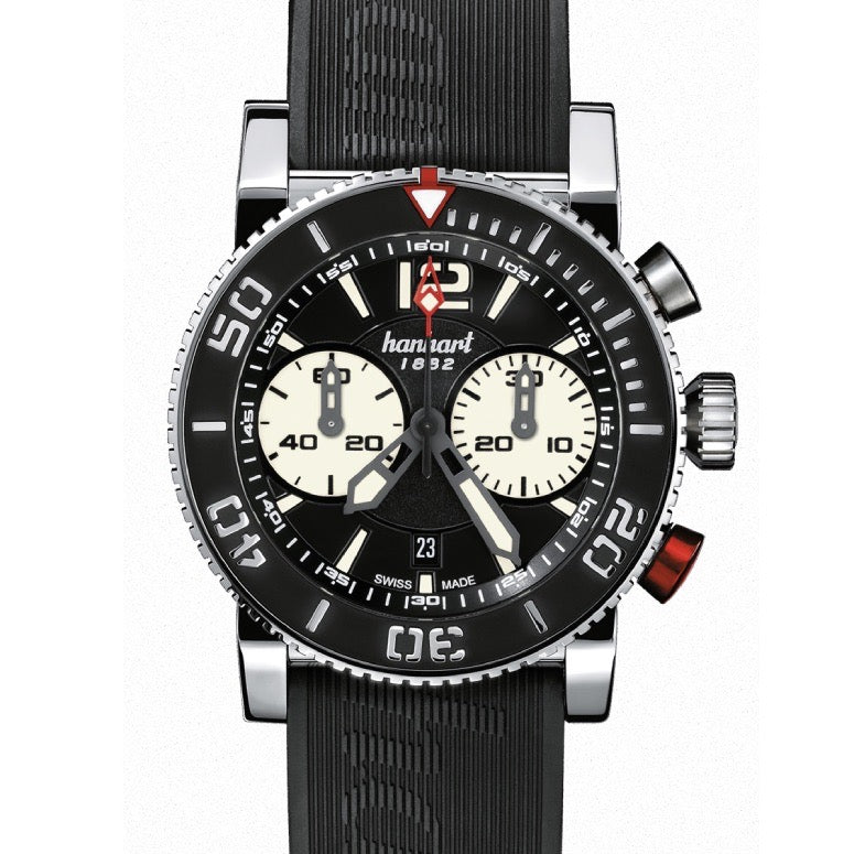 Hanhart Primus Automatic Black 44mm