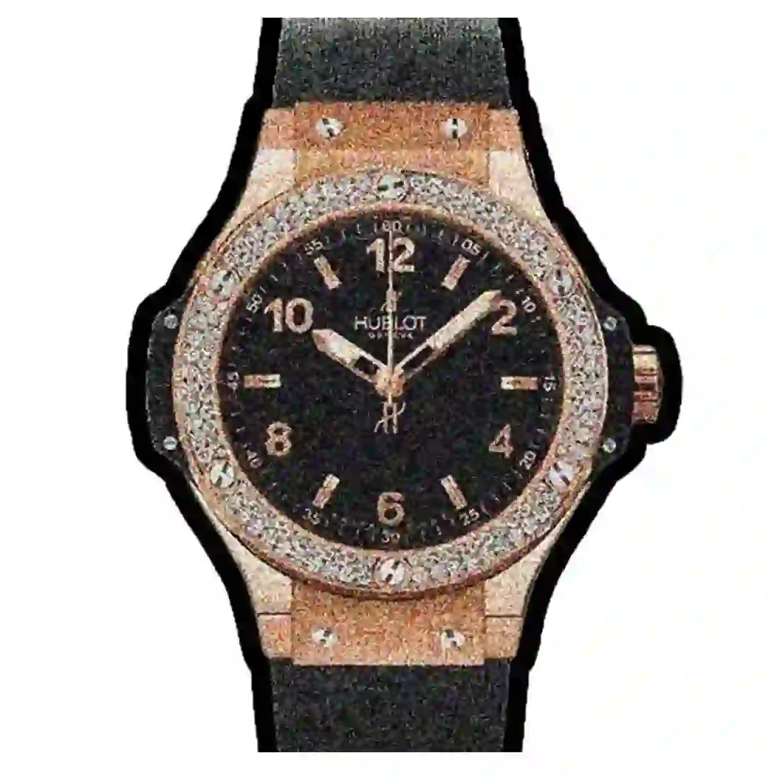Hublot Big Bang Quarz Schwarz