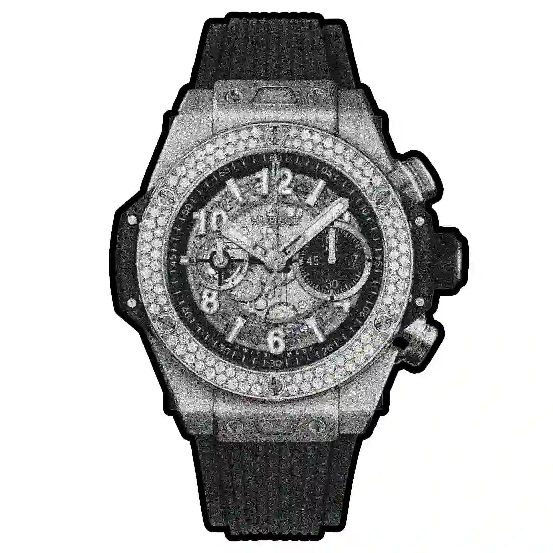 Hublot Big Bang Automatik Schwarz
