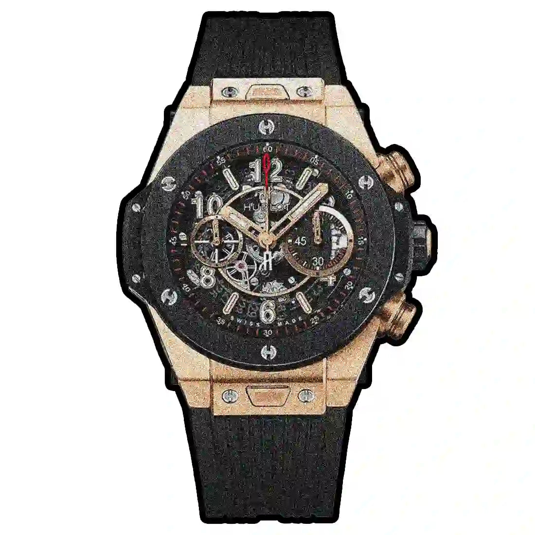 Hublot Big Bang Automatik Schwarz