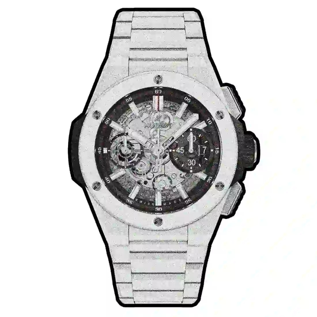 Hublot Big Bang Automatik Weiß