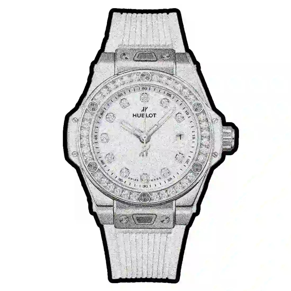 Hublot Big Bang Automatik Weiß