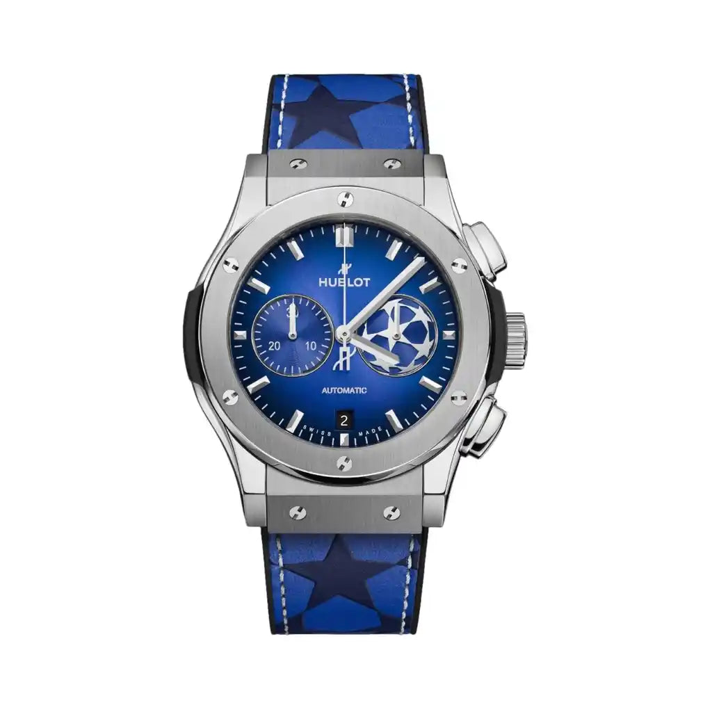 Hublot Classic Fusion 541.NX.5170.VR.UCL25 Blue Dial Titanium 42mm Watch